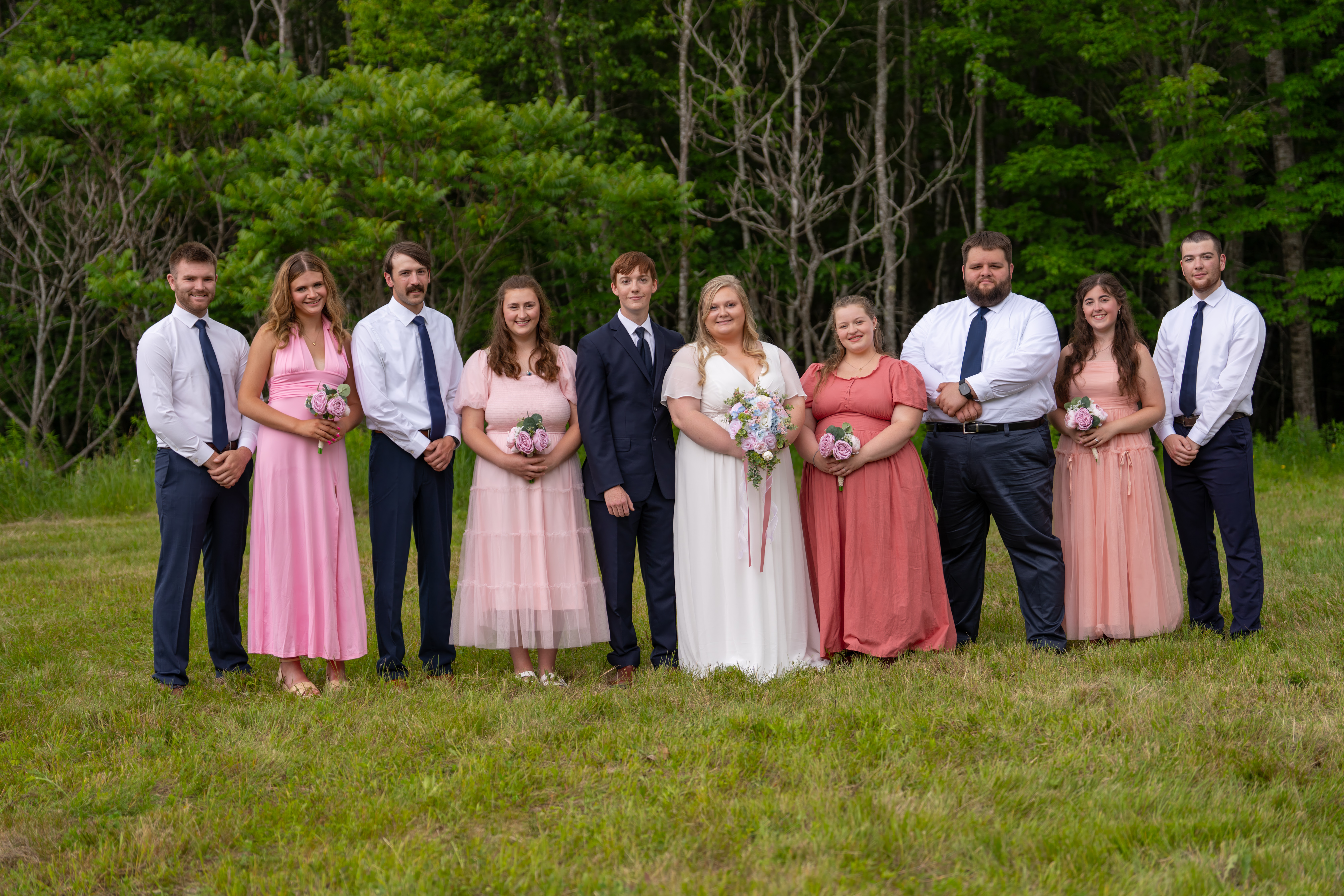Intimate wedding portrait