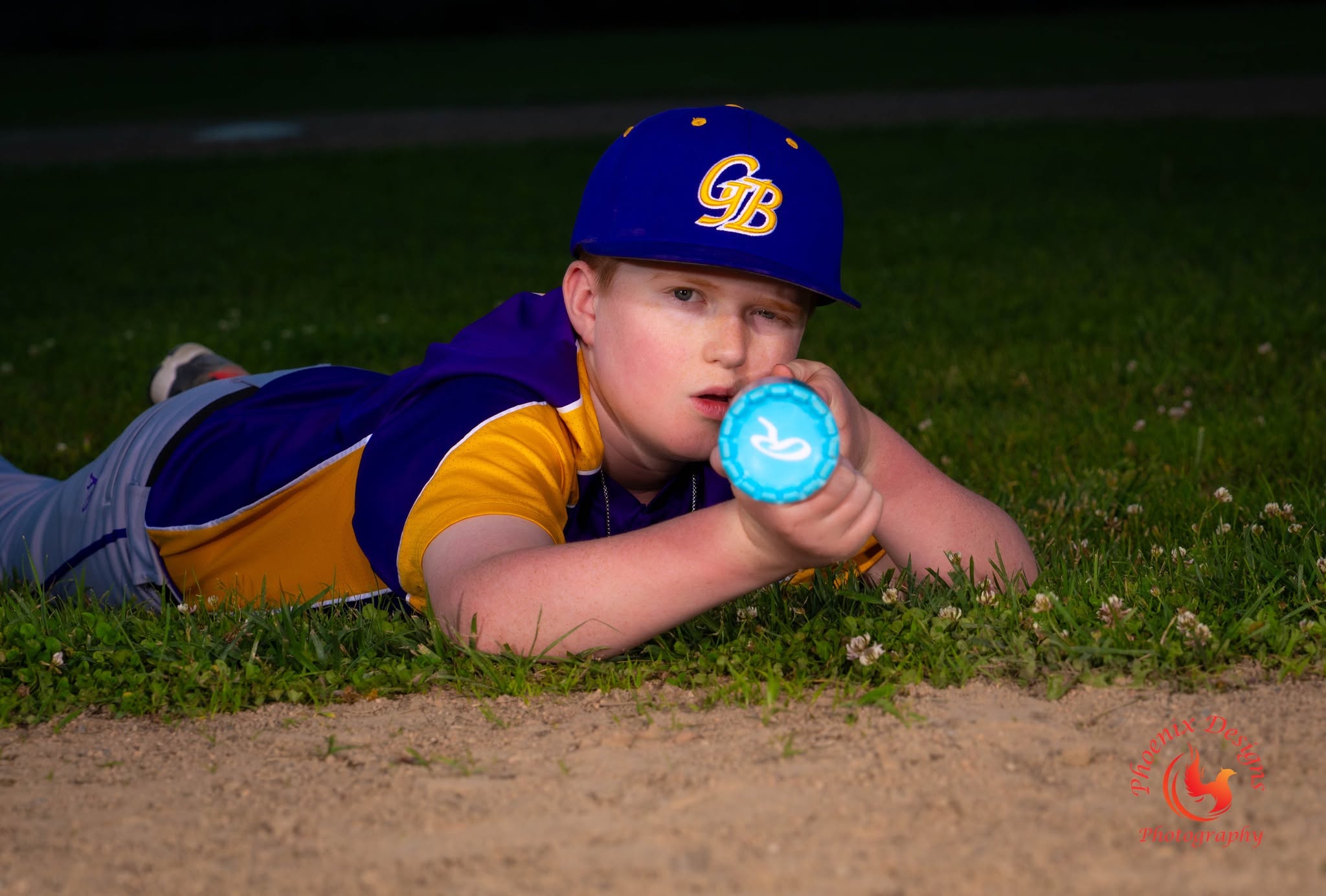 Baseball athlete portrait