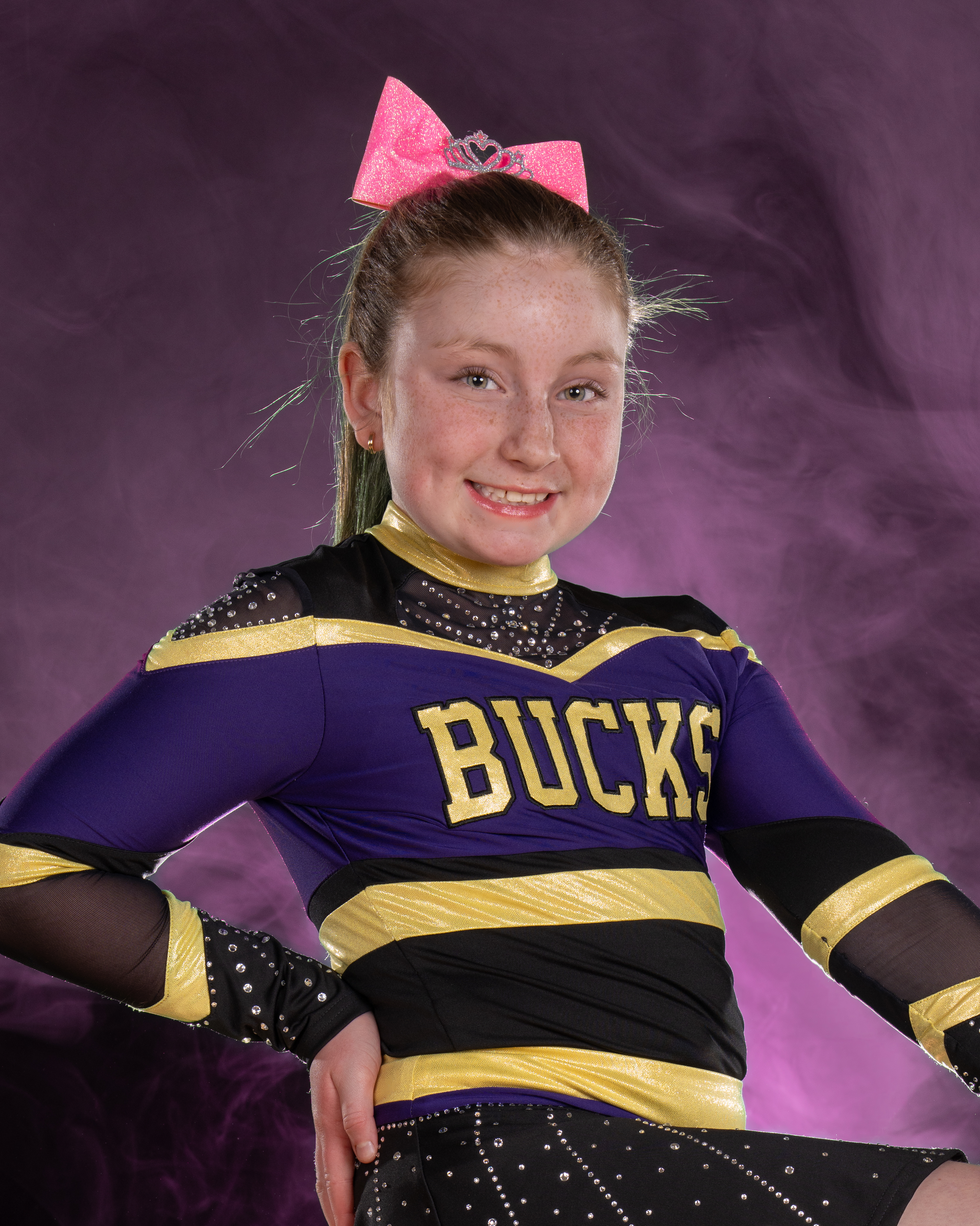 Cheer athlete portrait